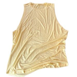 NWOT Balance Athletica tank in yellow, men’s large